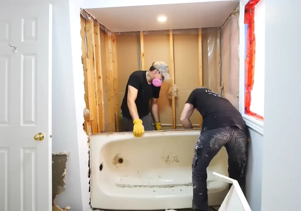 tub installation